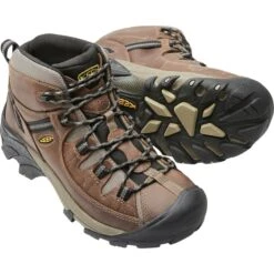 KEEN Men's Targhee Mid Waterproof Hiking Boots 9 KEEN Men's Targhee Mid Waterproof Hiking Boots -All Shoe Shop 1365262 201 alt2
