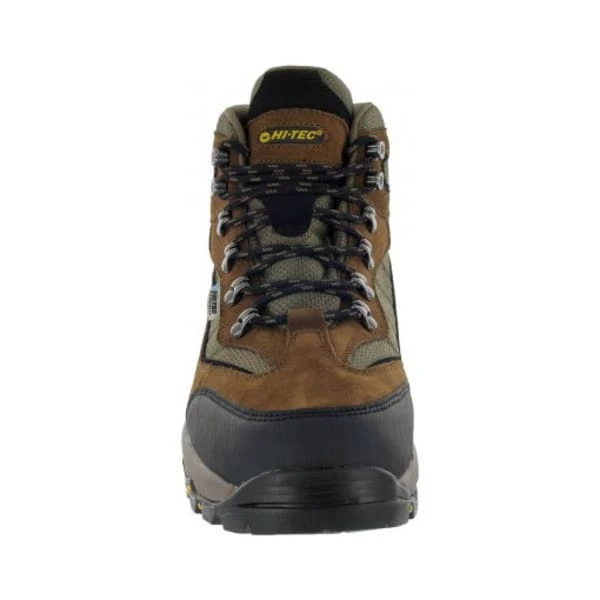 HI-TEC Men's Skamania WP Hiking Boots, Brown/Gold 4 HI-TEC Men's Skamania WP Hiking Boots, Brown/Gold - Image 4