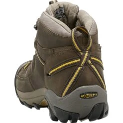 KEEN Men's Targhee II Mid WP Hiking Boots, Black Olive/Yellow -All Shoe Shop 1365318 001 alt3