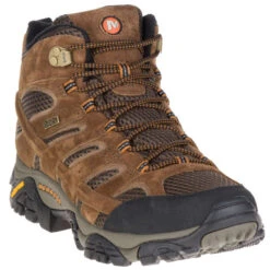 MERRELL Men's Moab 2 Mid Waterproof Hiking Boots, Earth, Wide -All Shoe Shop 2023811 201 alt9