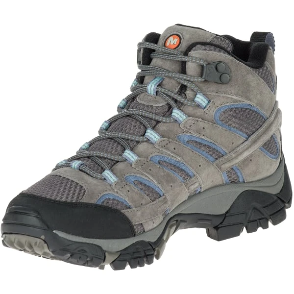 MERRELL Women's Moab 2 Mid Waterproof Hiking Boots, Granite 4 MERRELL Women's Moab 2 Mid Waterproof Hiking Boots, Granite - Image 4