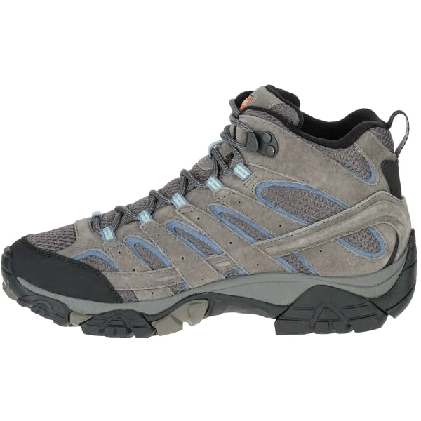 MERRELL Women's Moab 2 Mid Waterproof Hiking Boots, Granite 5 MERRELL Women's Moab 2 Mid Waterproof Hiking Boots, Granite - Image 5
