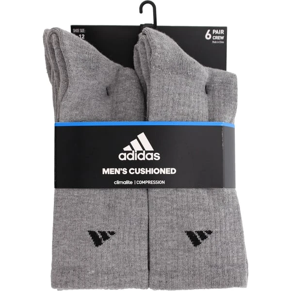 ADIDAS Men's Athletic Crew Socks, 6 Pack 3 ADIDAS Men's Athletic Crew Socks, 6 Pack - Image 3