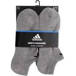 ADIDAS Men's Athletic No-Show Socks, 6 Pack 6 ADIDAS Men's Athletic No-Show Socks, 6 Pack -All Shoe Shop 2025816 004 alt2