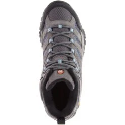 MERRELL Women's Moab 2 Mid Waterproof Hiking Boots, Granite , Wide -All Shoe Shop 2032259 004 alt2