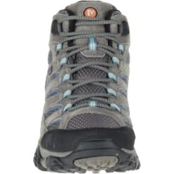 MERRELL Women's Moab 2 Mid Waterproof Hiking Boots, Granite , Wide -All Shoe Shop 2032259 004 alt4