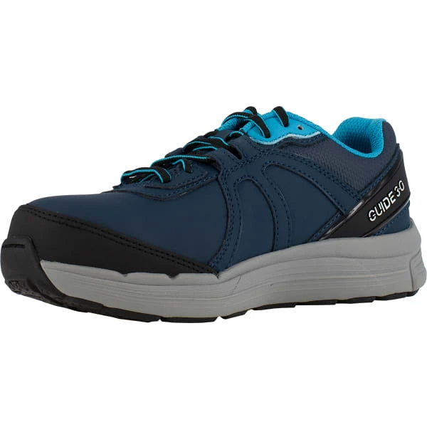 REEBOK WORK Women's Guide Work Steel Toe Work Shoes, Navy/ Light Blue 4 REEBOK WORK Women's Guide Work Steel Toe Work Shoes, Navy/ Light Blue - Image 4