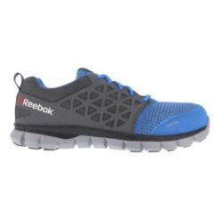 REEBOK WORK Women's Sublite Cushion Work Alloy Toe Work Shoes, Blue/ Grey 9 REEBOK WORK Women's Sublite Cushion Work Alloy Toe Work Shoes, Blue/ Grey -All Shoe Shop 2033645 408 alt4
