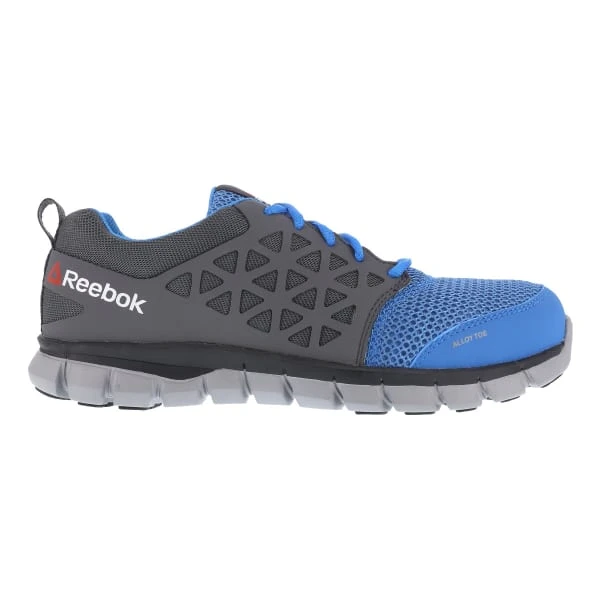 REEBOK WORK Women's Sublite Cushion Work Alloy Toe Work Shoes, Blue/ Grey, Wide 5 REEBOK WORK Women's Sublite Cushion Work Alloy Toe Work Shoes, Blue/ Grey, Wide - Image 5