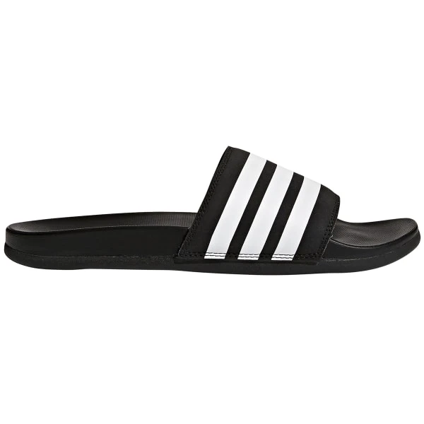 ADIDAS Men's Adilette Cloudfoam Plus Slides 1 ADIDAS Men's Adilette Cloudfoam Plus Slides