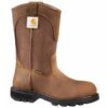 CARHARTT Women's 10-Inch Non Safety Wellington Boots, Bison Brown