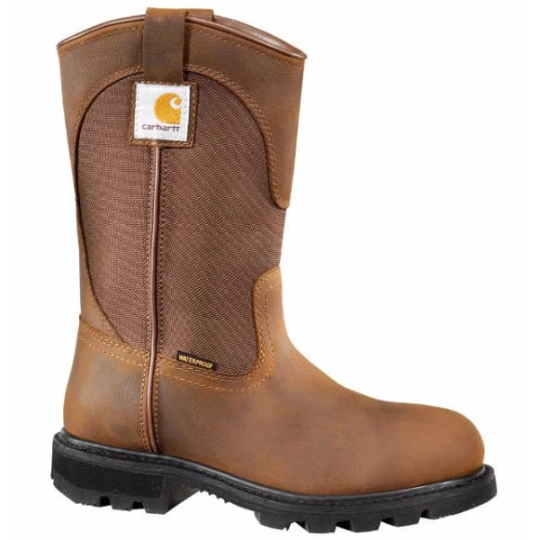 CARHARTT Women's 10-Inch Non Safety Wellington Boots, Bison Brown 1 CARHARTT Women's 10-Inch Non Safety Wellington Boots, Bison Brown
