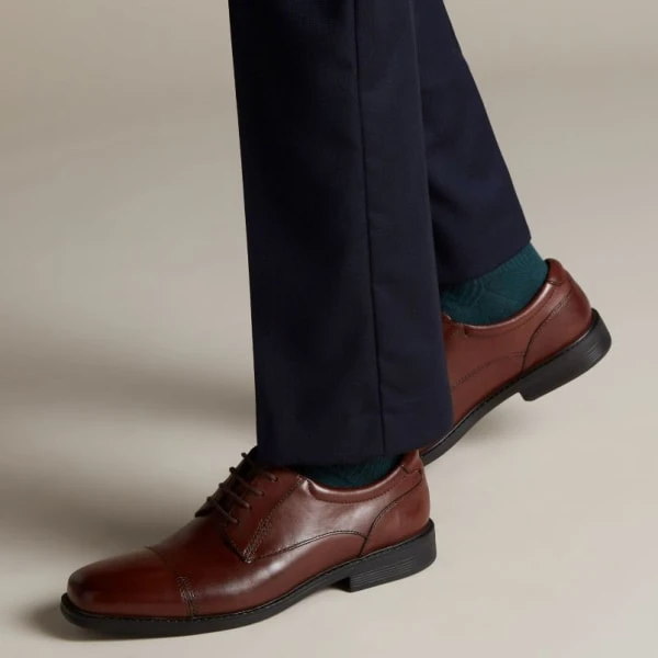BOSTONIAN Men's Wenham Cap Toe Shoes 9 BOSTONIAN Men's Wenham Cap Toe Shoes - Image 9