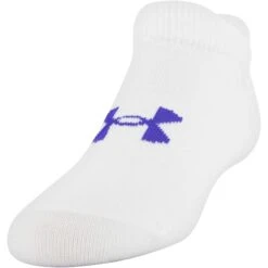 UNDER ARMOUR Girls' Essential No Show Socks, 6-Pack -All Shoe Shop 2057082 101 alt4