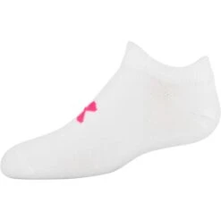 UNDER ARMOUR Girls' Essential No Show Socks, 6-Pack -All Shoe Shop 2057082 101 alt9