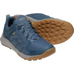 KEEN Women's Explore Low Waterproof Mountain Sneakers -All Shoe Shop 2061362 402 alt4