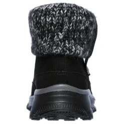 SKECHERS Women's Easy Going Heighten Fold Over Knit Collar Bootie -All Shoe Shop 2061762 001 alt3