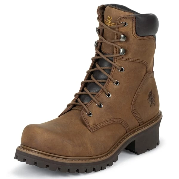 CHIPPEWA Men's Hador 8" Logger Boots, Wide 2 CHIPPEWA Men's Hador 8" Logger Boots, Wide - Image 2