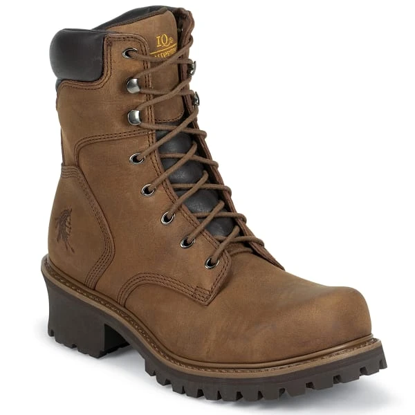 CHIPPEWA Men's Hador 8" Logger Boots, Wide 1 CHIPPEWA Men's Hador 8" Logger Boots, Wide