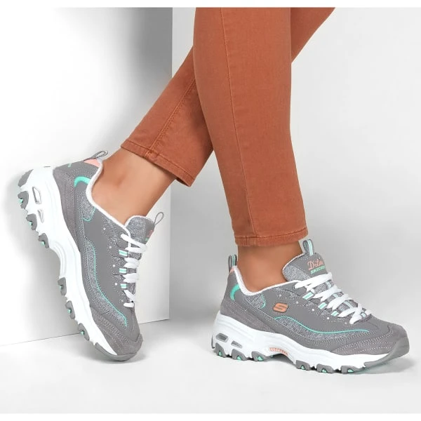 SKECHERS Women's D'Lites - Sparkling Rain Sneaker 6 SKECHERS Women's D'Lites - Sparkling Rain Sneaker - Image 6
