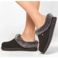 SKECHERS Women's BOBS Keepsakes - Ice Angel Winter Clog -All Shoe Shop 2074130 001 alt5