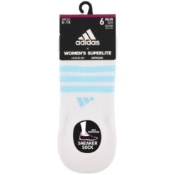 ADIDAS Women's Superlite No Show Socks, 6 Pack -All Shoe Shop 2074400 101 alt6