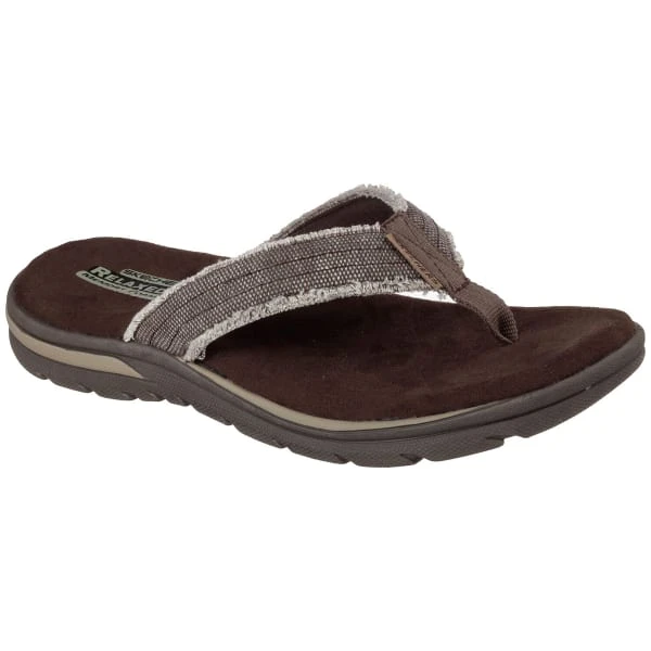 SKECHERS Men's Relaxed Fit Supreme Bosnia Sandals 1 SKECHERS Men's Relaxed Fit Supreme Bosnia Sandals