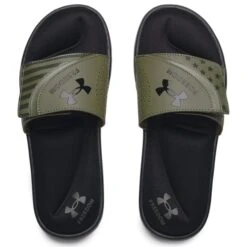 UNDER ARMOUR Men's UA Ignite Freedom Slides -All Shoe Shop 2074705 308 alt3