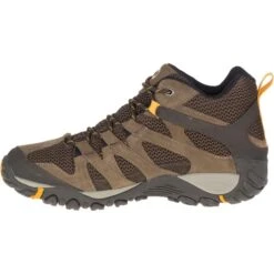 MERRELL Men's Alverstone Mid Waterproof Hiking Boots, Wide -All Shoe Shop 2074890 205 alt2