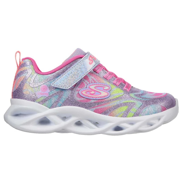 SKECHERS Girls' S Lights: Twisty Brights - Dazzle Flash Sneaker 2 SKECHERS Girls' S Lights: Twisty Brights - Dazzle Flash Sneaker - Image 2