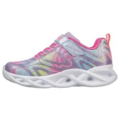 SKECHERS Girls' S Lights: Twisty Brights - Dazzle Flash Sneaker 7 SKECHERS Girls' S Lights: Twisty Brights - Dazzle Flash Sneaker -All Shoe Shop 2075962 508 alt2