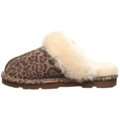 BEARPAW Women's Loki Exotic Leopard Slip On -All Shoe Shop 2077595 901 alt2