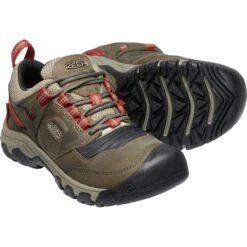 KEEN Men's Ridge Flex Waterproof Hiking Shoes, Wide -All Shoe Shop 2077728 202 alt4