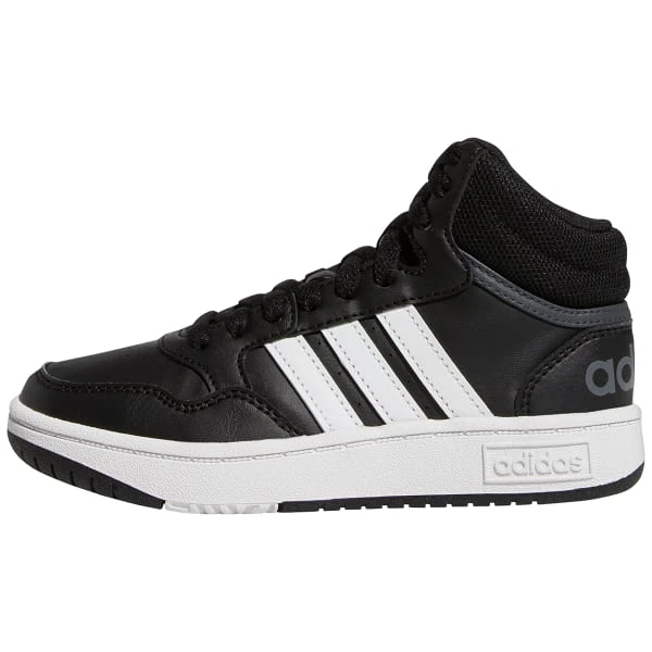 ADIDAS Boys' Hoops Mid Basketball Shoes 2 ADIDAS Boys' Hoops Mid Basketball Shoes - Image 2