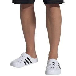 ADIDAS Men's Adilette Clogs -All Shoe Shop 2078043 101 alt9