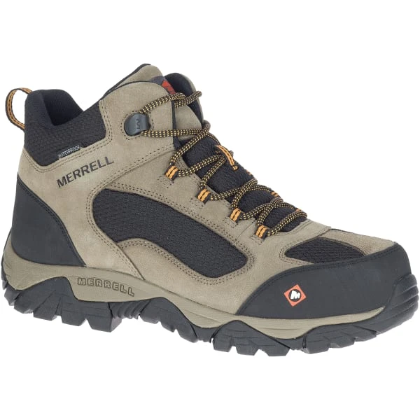 MERRELL Men's Moab Onset Mid Waterproof Comp Toe Work Boots 1 MERRELL Men's Moab Onset Mid Waterproof Comp Toe Work Boots