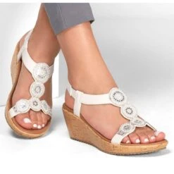 SKECHERS Women's Beverlee - Date Glam Sandal -All Shoe Shop 2079422 103 alt5