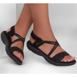 SKECHERS Women's Reggae Slim - Takes Two Sandal -All Shoe Shop 2079427 001 alt5