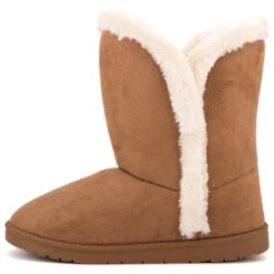 OLIVIA MILLER Women's Faux Shearling Winter Boots -All Shoe Shop 2079845 208 alt2