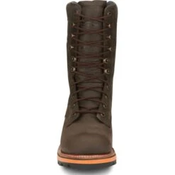 CHIPPEWA Men's Thunderstruck 10" Soft Toe Insulated Logger Boots, Extra Wide Width -All Shoe Shop 2080415 202 alt5