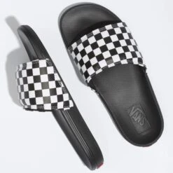VANS Men's Checkerboard La Costa Slide-On Slides -All Shoe Shop 2080506 101 alt3