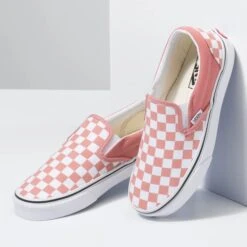 VANS Women's Classic Checkerboard Slip-On Shoes 8 VANS Women's Classic Checkerboard Slip-On Shoes -All Shoe Shop 2080509 101 alt3