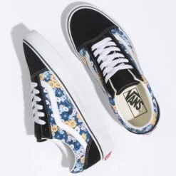 VANS Women's Floral Old Skool Shoes -All Shoe Shop 2080512 001 alt4