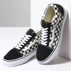 VANS Men's Primary Check Old Skool Shoes 13 VANS Men's Primary Check Old Skool Shoes -All Shoe Shop 2080526 001 alt6
