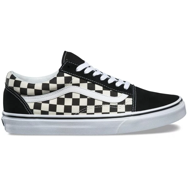 VANS Men's Primary Check Old Skool Shoes 1 VANS Men's Primary Check Old Skool Shoes