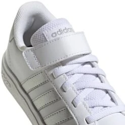 ADIDAS Girls' Grand Court Leather 2.0 Sneakers -All Shoe Shop 2081704 007 alt6