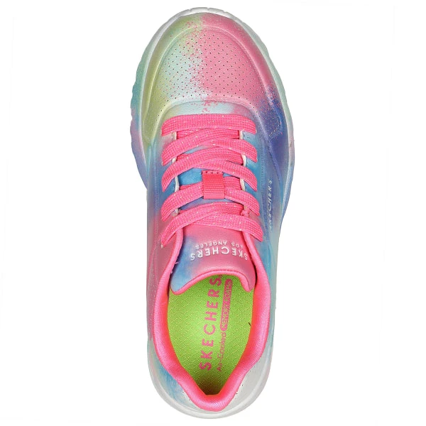 SKECHERS Girls' Uno Lite - Splatter Shines Sneakers 4 SKECHERS Girls' Uno Lite - Splatter Shines Sneakers - Image 4