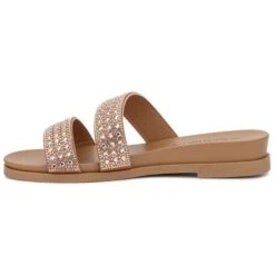 OLIVIA MILLER Women's Juliette Slip-On Flat Sandals -All Shoe Shop 2082921 105 alt2