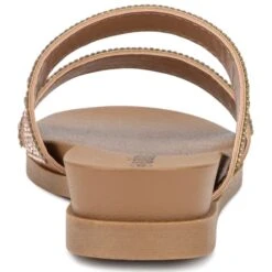 OLIVIA MILLER Women's Juliette Slip-On Flat Sandals -All Shoe Shop 2082921 105 alt4