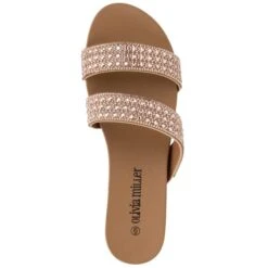 OLIVIA MILLER Women's Juliette Slip-On Flat Sandals -All Shoe Shop 2082921 105 alt5